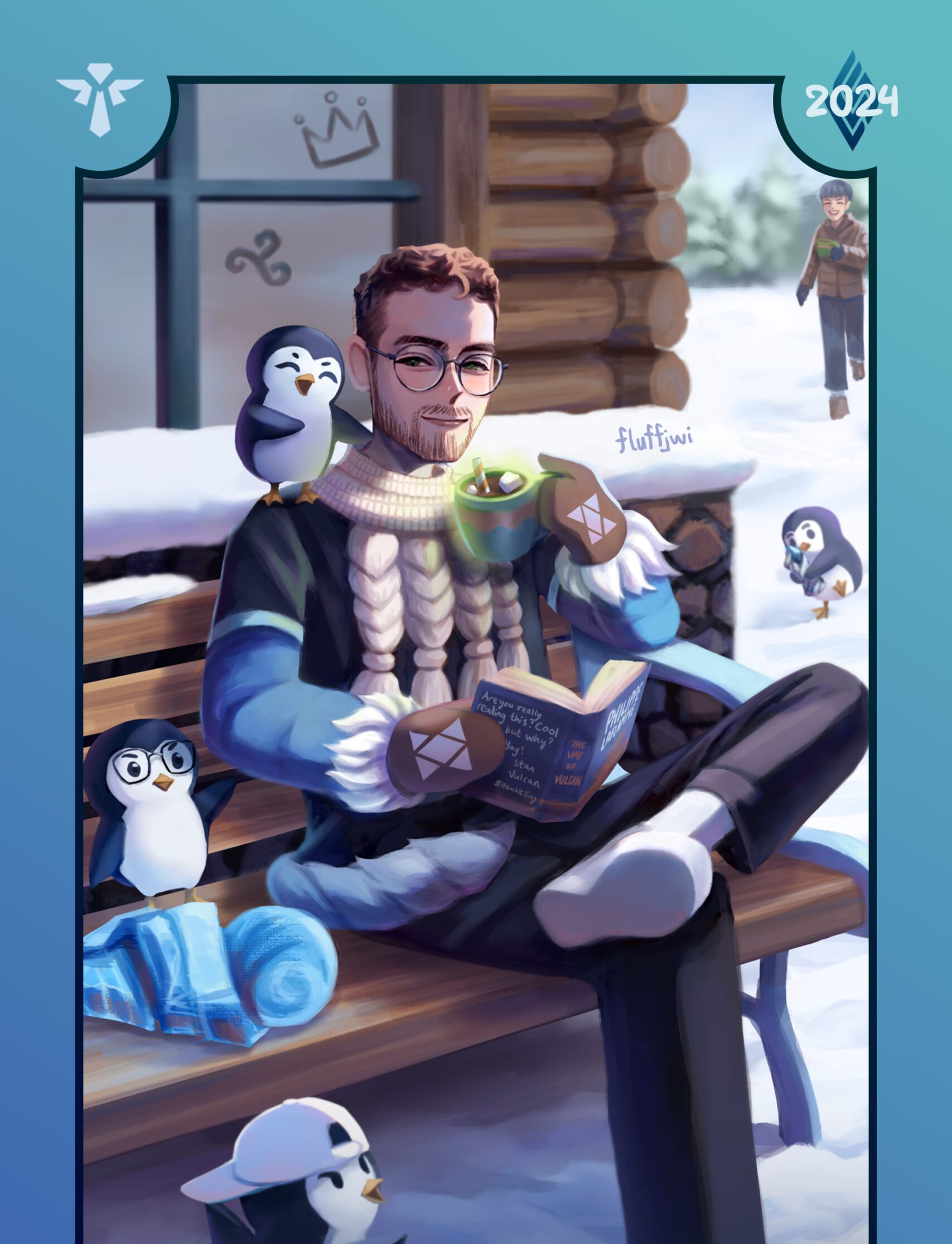 vulcan snow bard with border